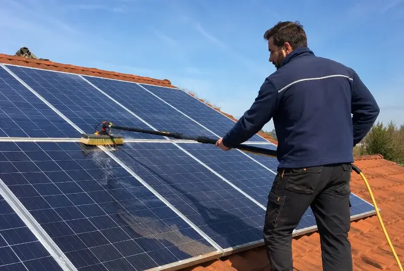 Nettoyage et entretien de panneaux solaires à Goven